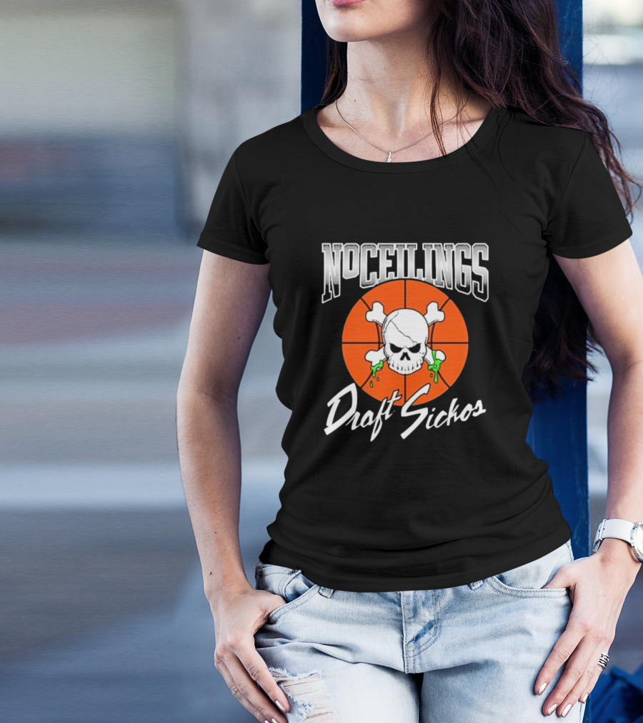 Nocellings Draft Sickos Skull Basketball 2024 NBA T-Shirt