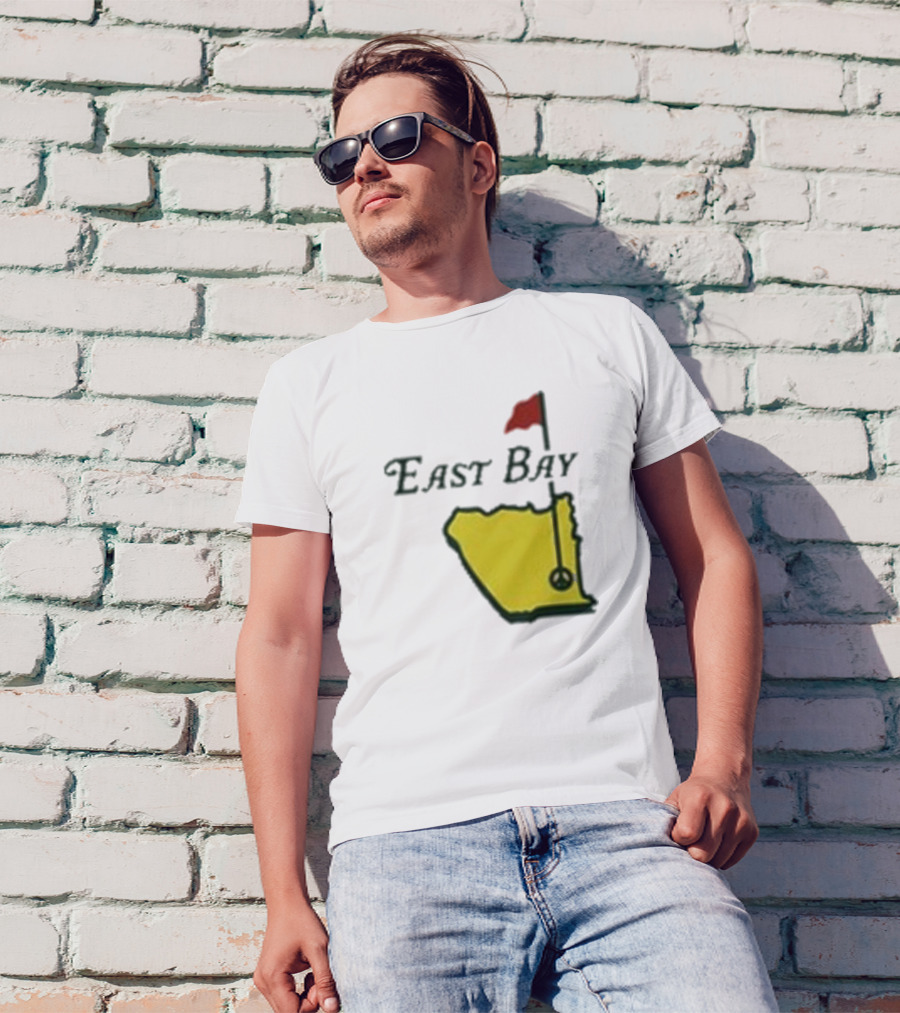 Oaklandish East Bay Golf Map With Flag Hole T-Shirt
