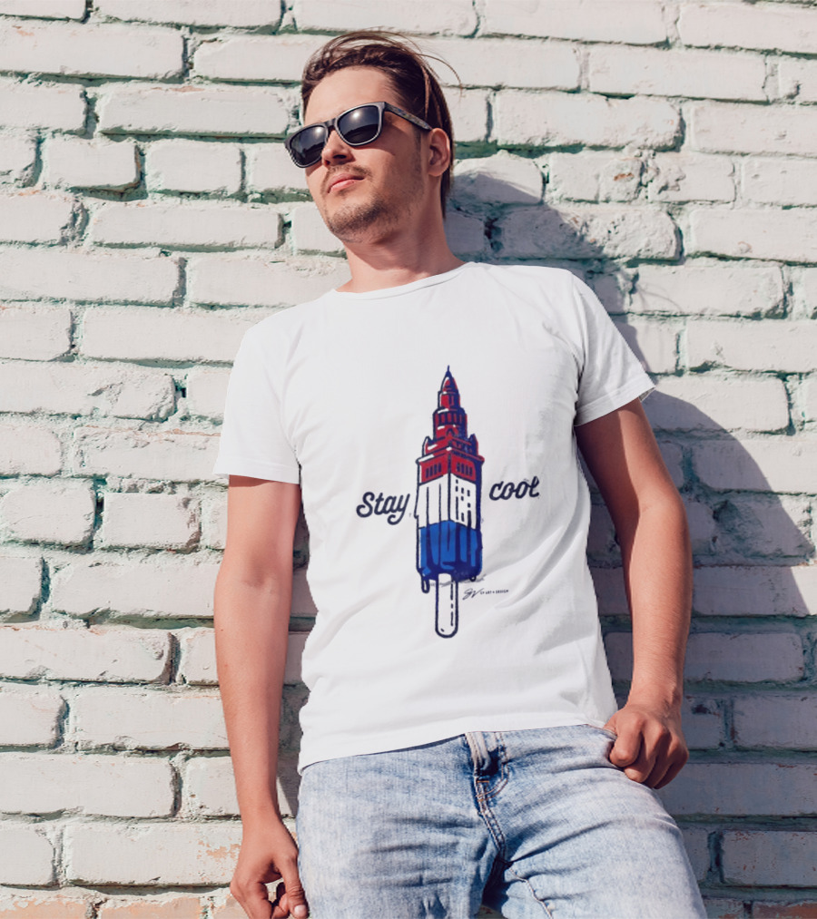 Stay Cool Cleveland Tower Popsicle T-Shirt