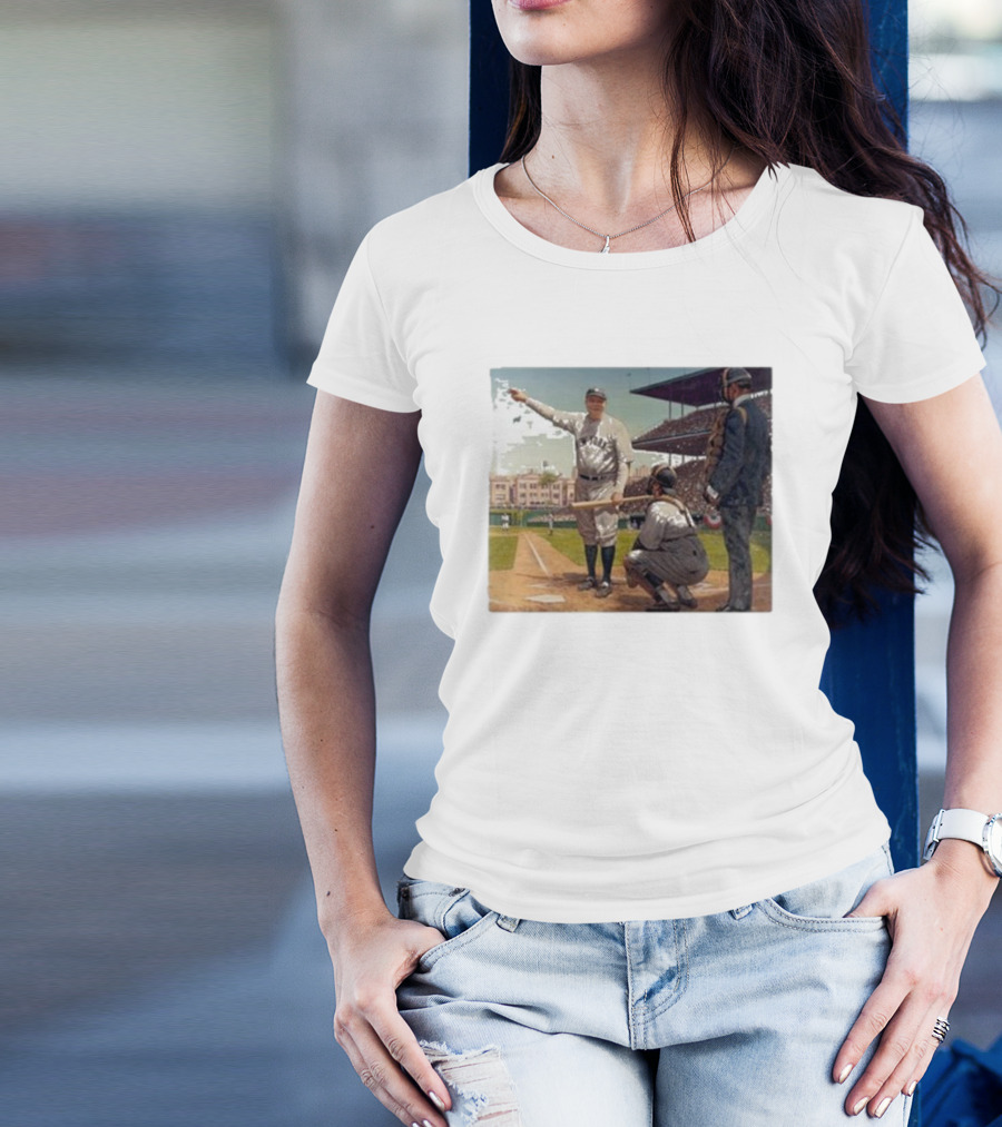 Babe Ruth Legendary Called Shot 1932 World Series Historic Baseball Moment T-Shirt
