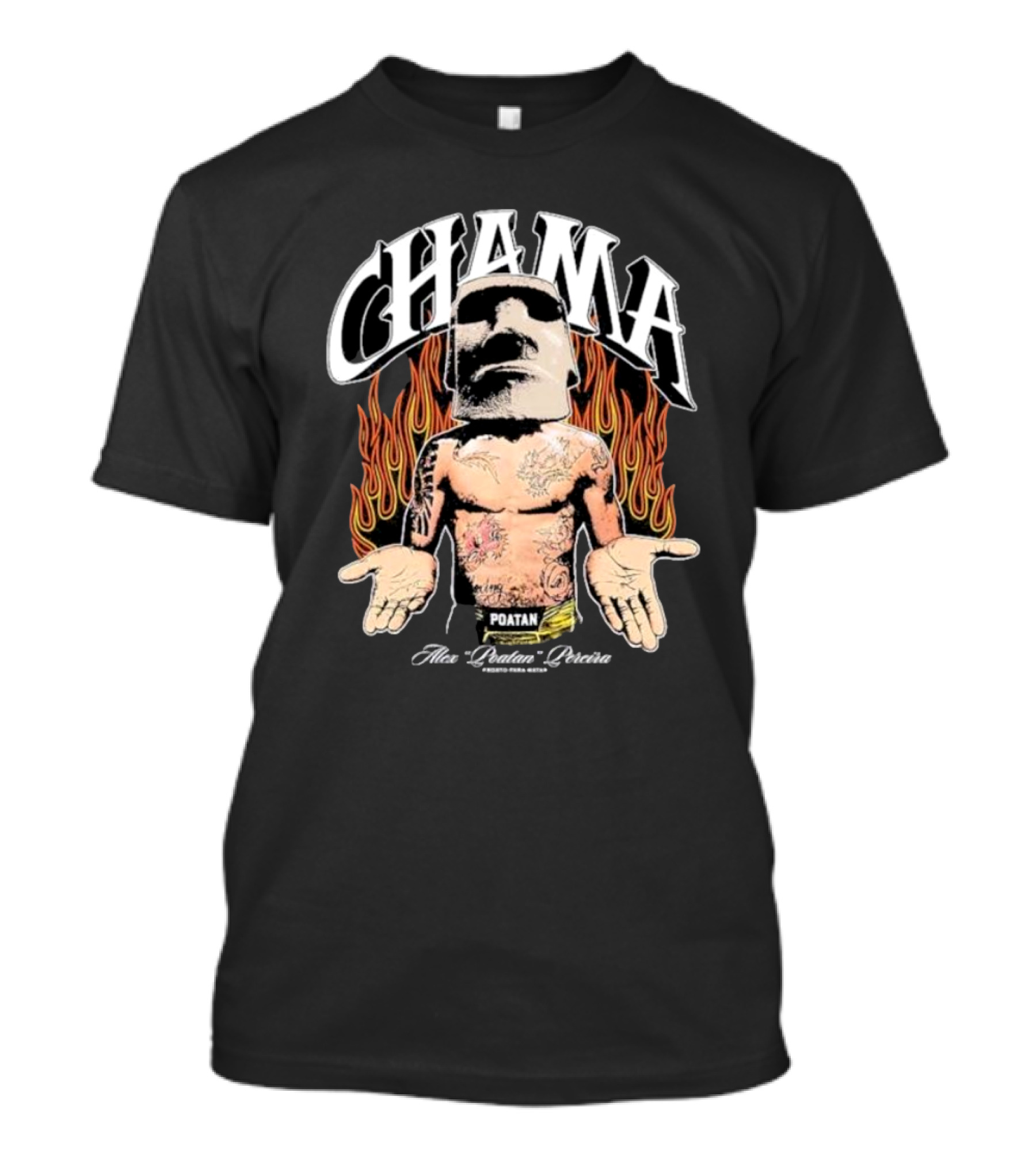 CHAMA POATAN Alex Poatan Pereira Championship T-Shirt