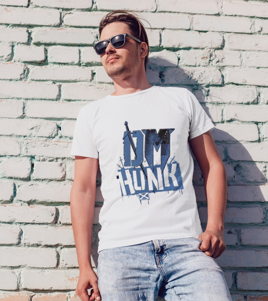 Drew Mcintyre DM Hunk Crossed Swords Ringer T-Shirt