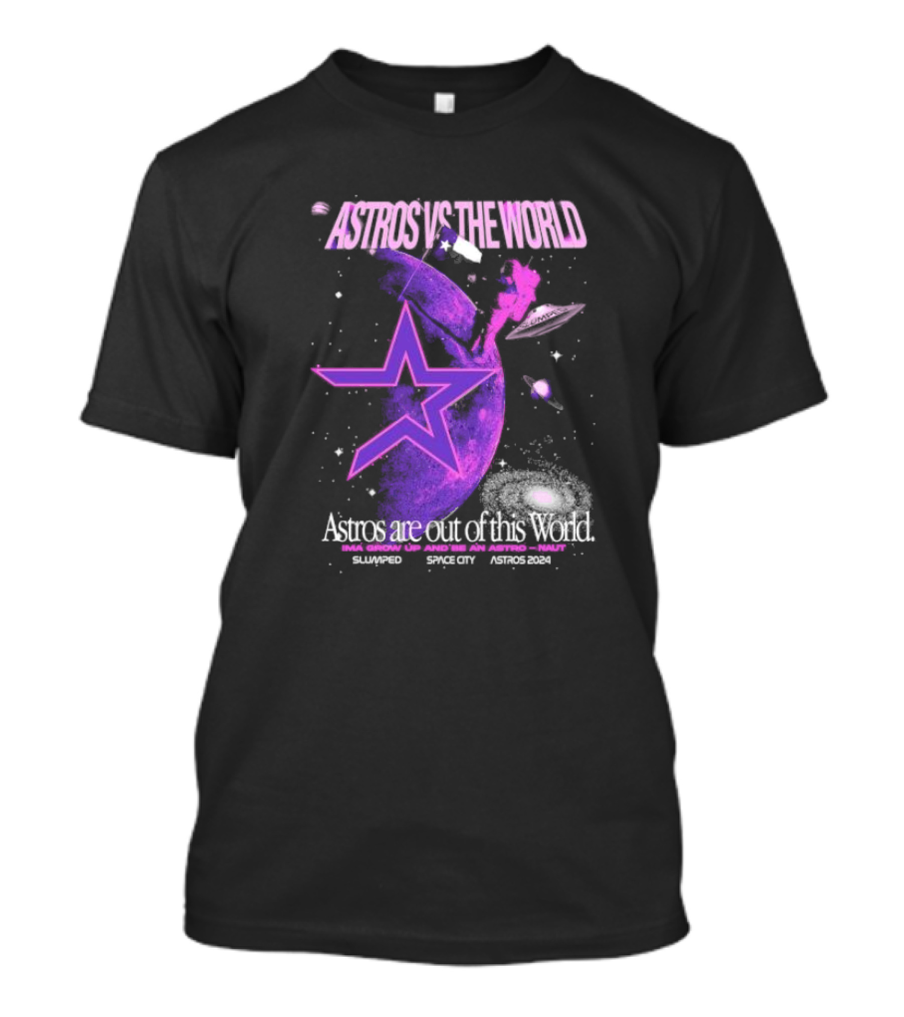 Astros Vs The World Space City Astros Are Out Of This World T-Shirt