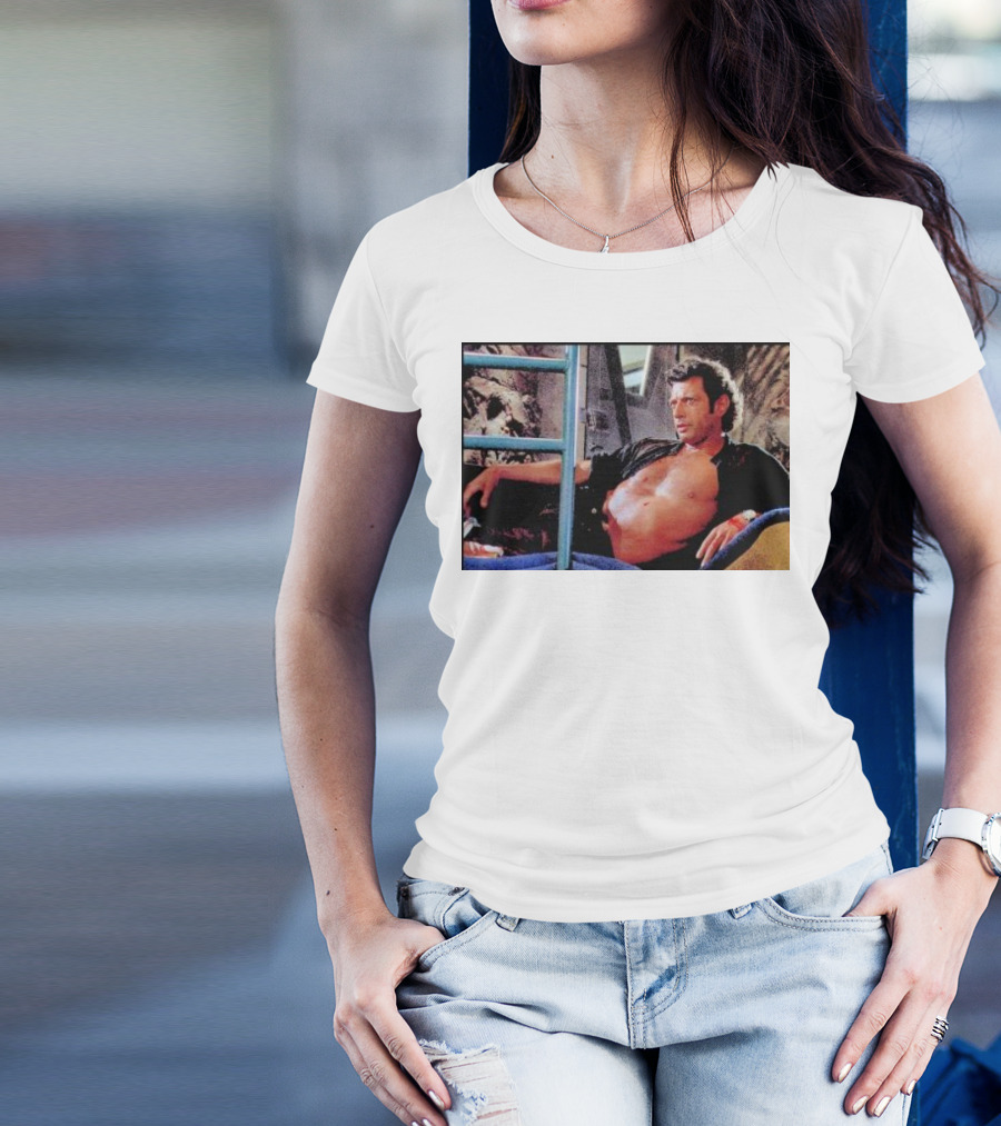 Ian Malcolm Jurassic Park Iconic Scene T-Shirt
