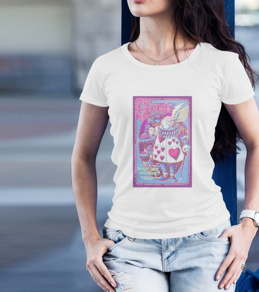 Goose At Fiddler's Green Amphitheatre Denver Wonderland T-Shirt