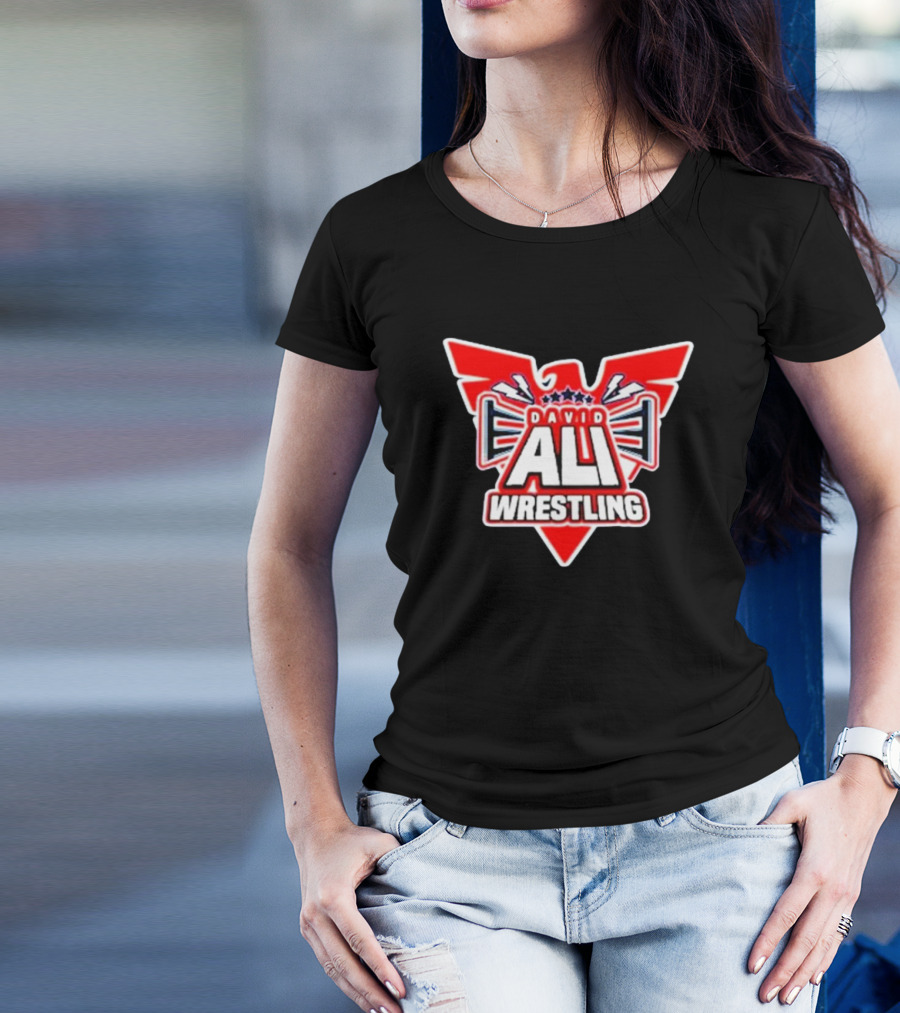 David Ali Wrestling USA Double-sided T-Shirt