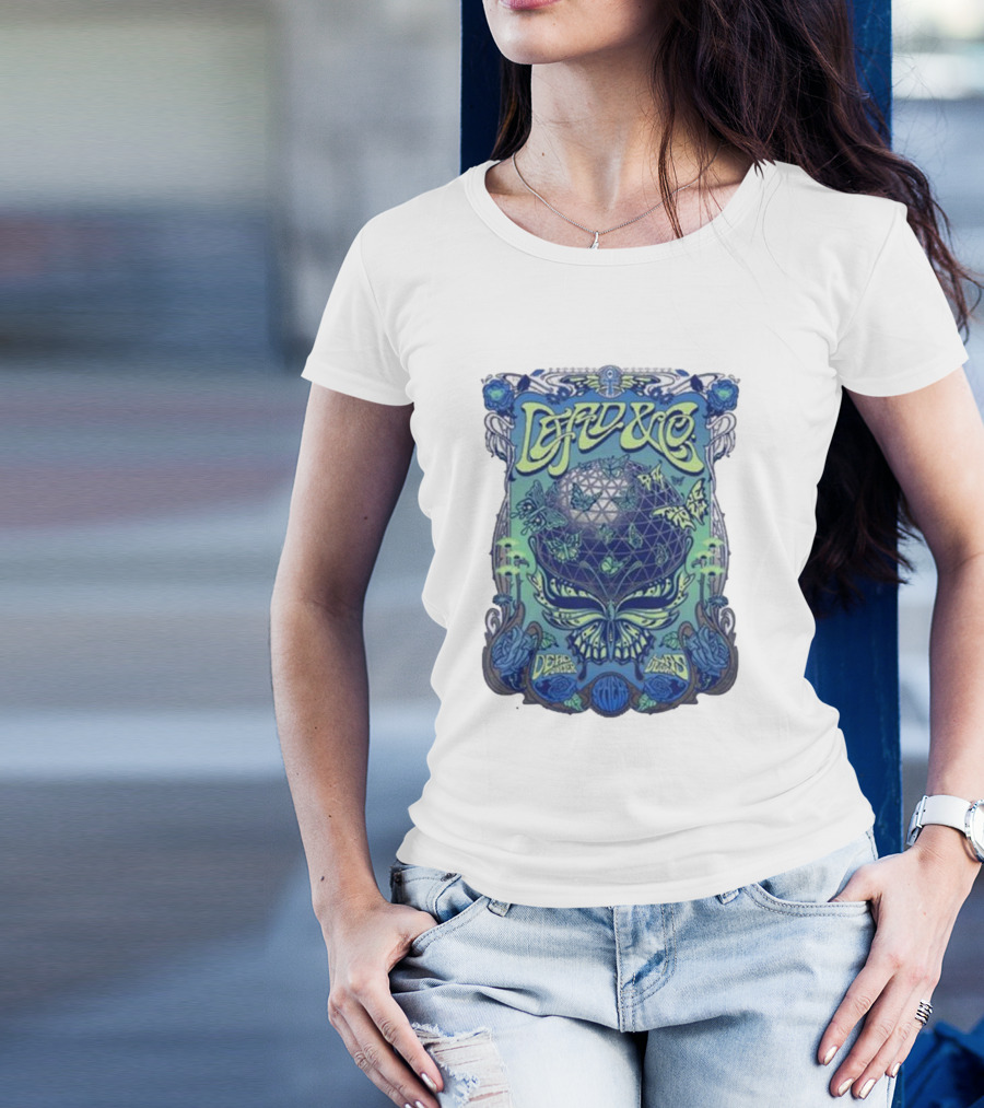 Dead And Company June 8 2024 Sphere Las Vegas NV Psychedelic Alien Geometric Butterfly T-Shirt