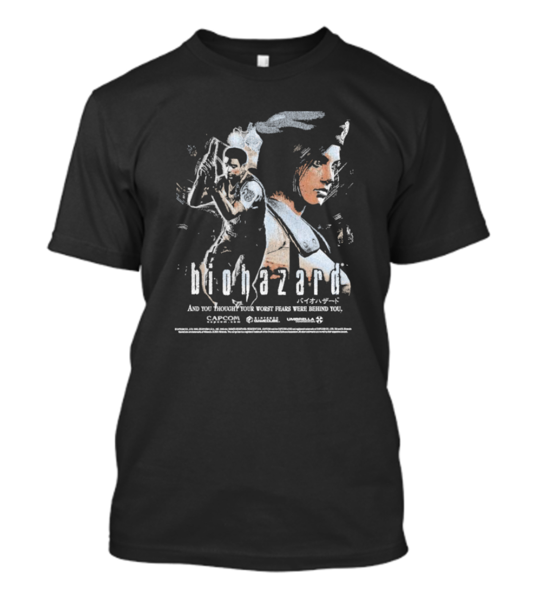 Biohazard And You Thought Your Worst Fears Were Behind You Capcom Resident Evil Umbrella T-Shirt