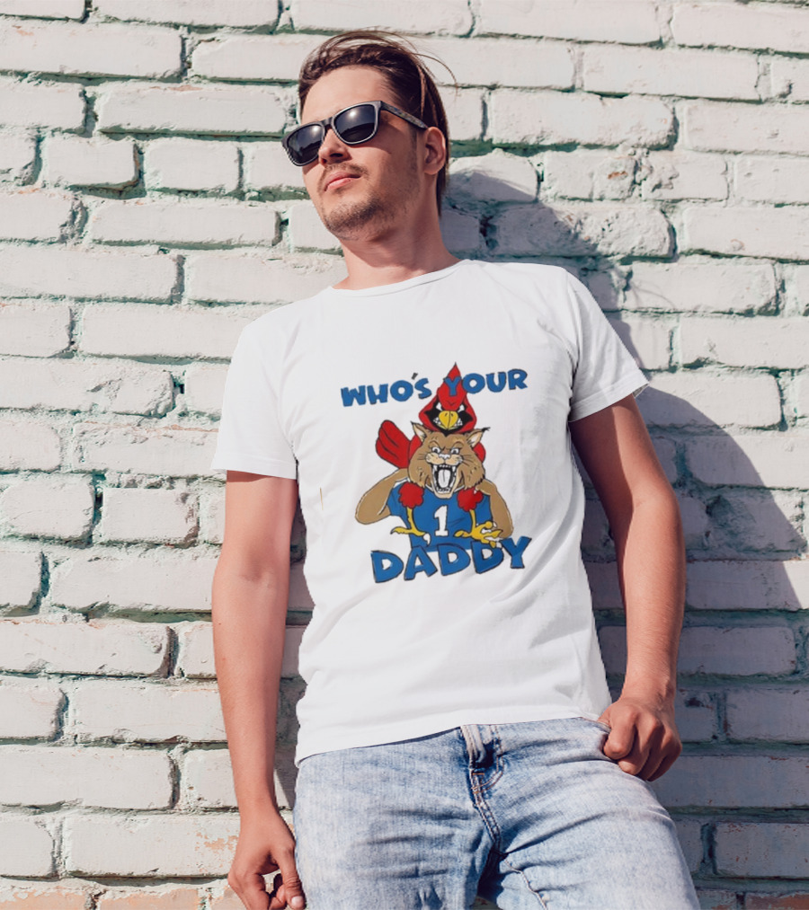 Louisville Cardinals Kentucky Wildcats Who’s Your Daddy Rivalry Question T-Shirt