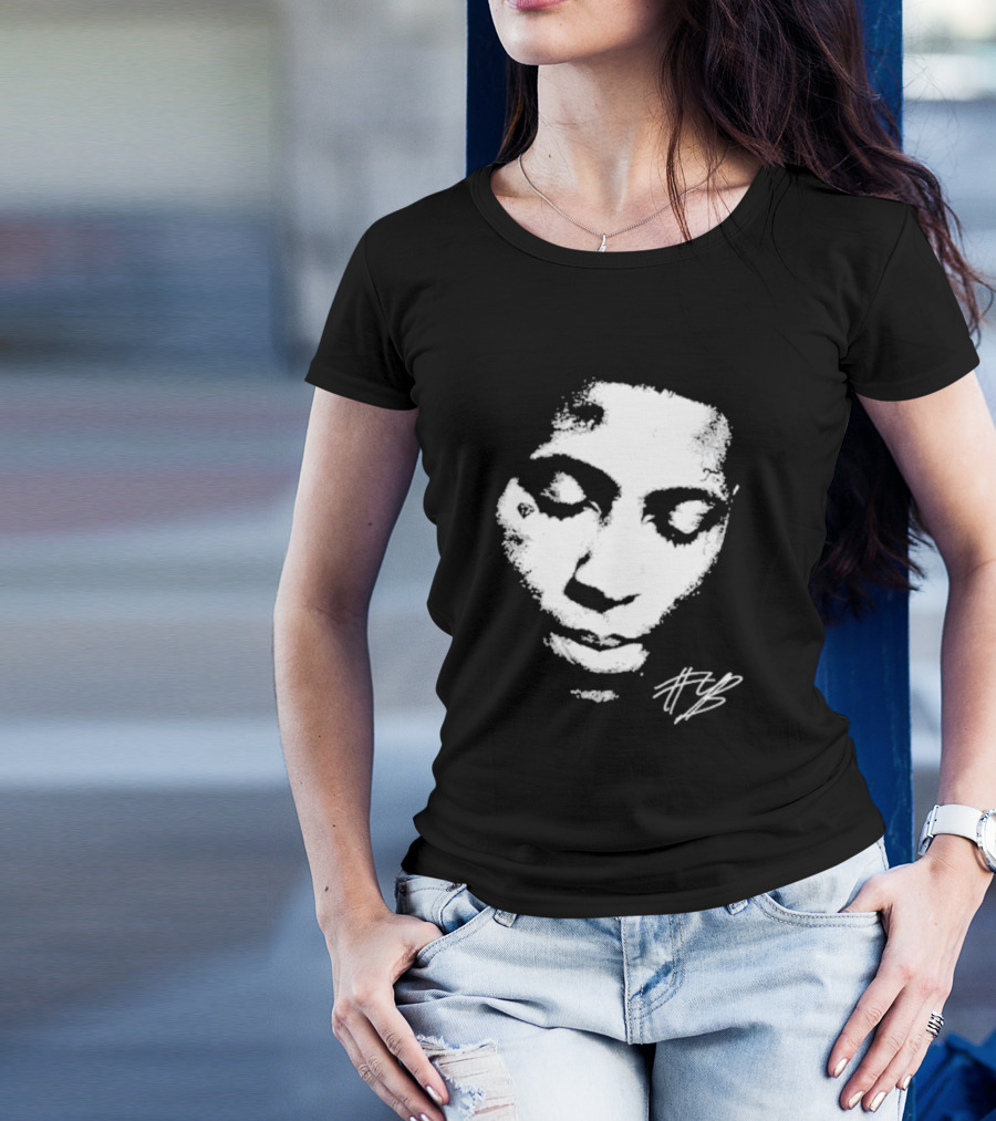 Never Broke Again Lonely Child NBA YoungBoy Signature Black And White Face T-Shirt