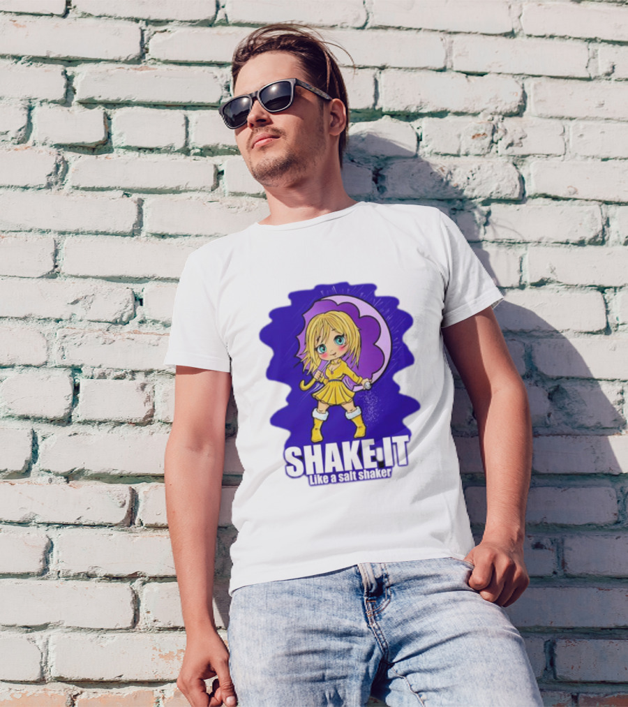 SHAKE IT Like A Salt Shaker Anime Girl T-Shirt