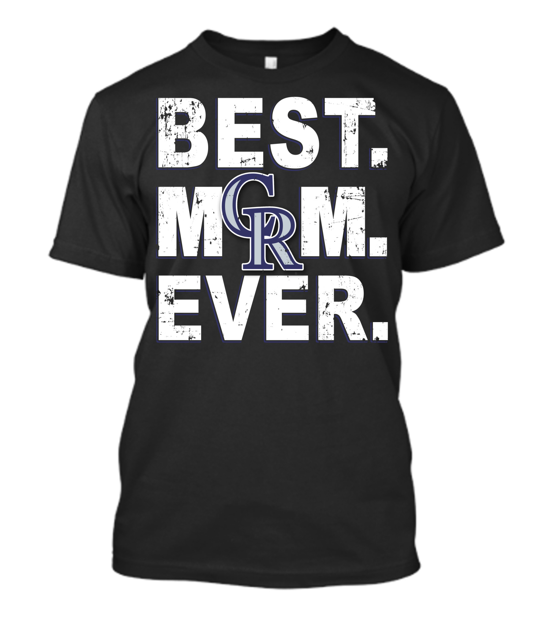 BEST MOM EVER CR Colorado Rockies T-Shirt