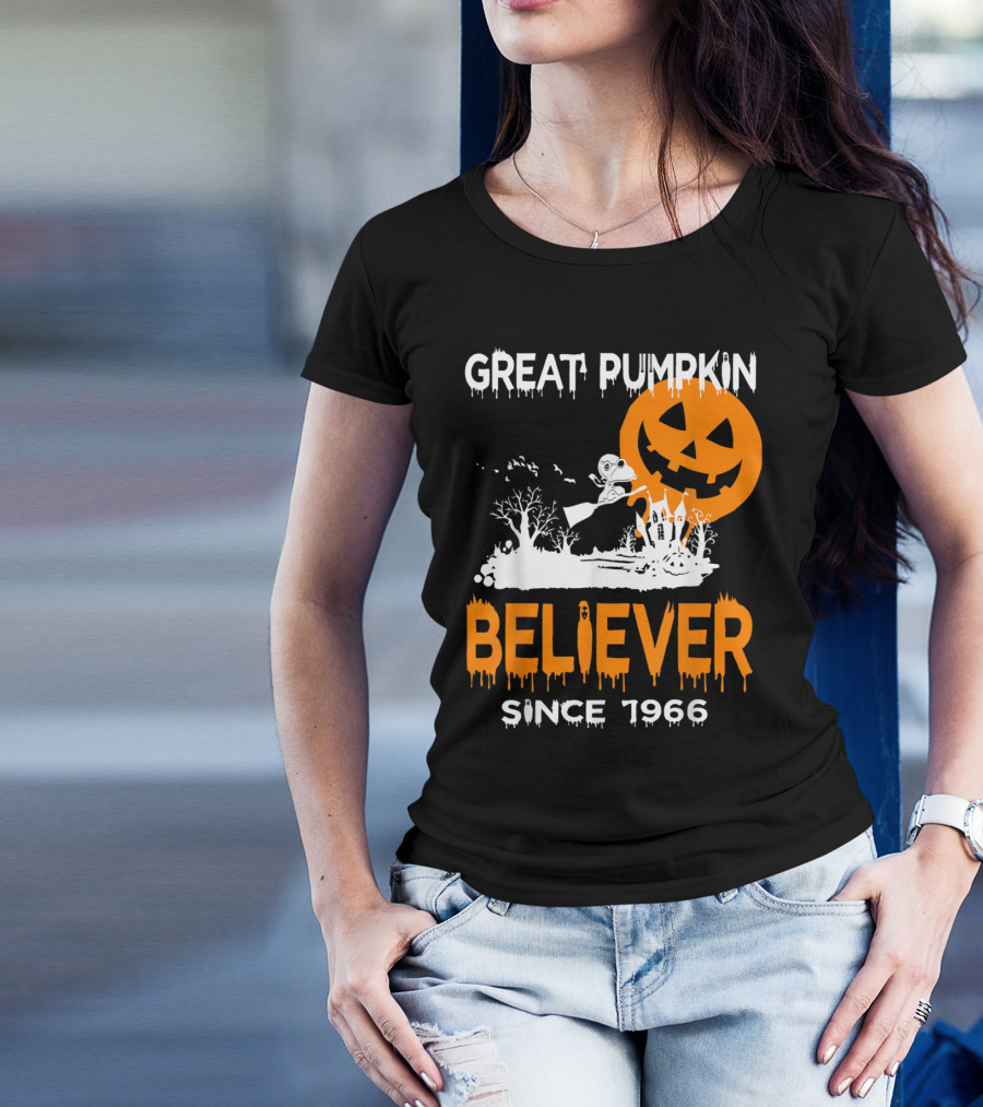 Great Pumpkin Believer Since 1966 Halloween Fun T-Shirt