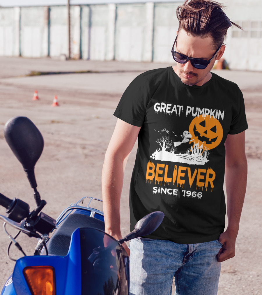 Great Pumpkin Believer Since 1966 Halloween Fun T-Shirt