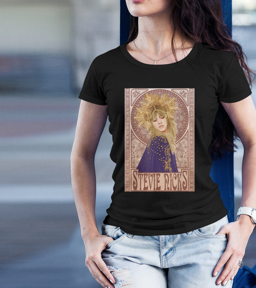 Stevie Nicks Vintage Art Nouveau Style Lady Legend T-Shirt