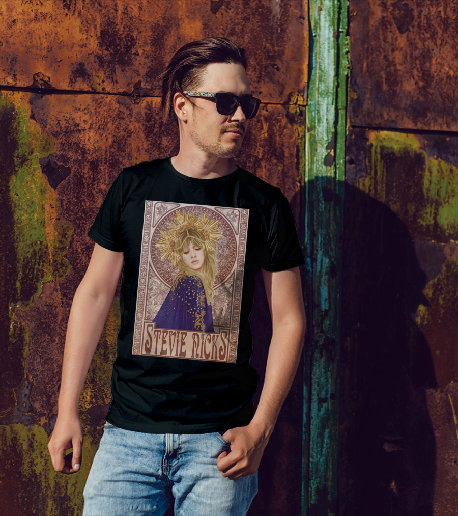 Stevie Nicks Vintage Art Nouveau Style Lady Legend T-Shirt