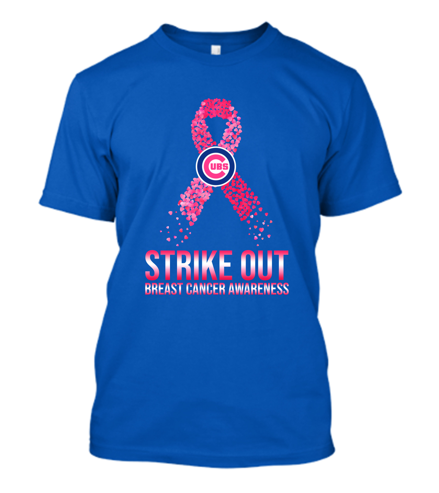 Cubs Strike Out Breast Cancer Awareness T-Shirt