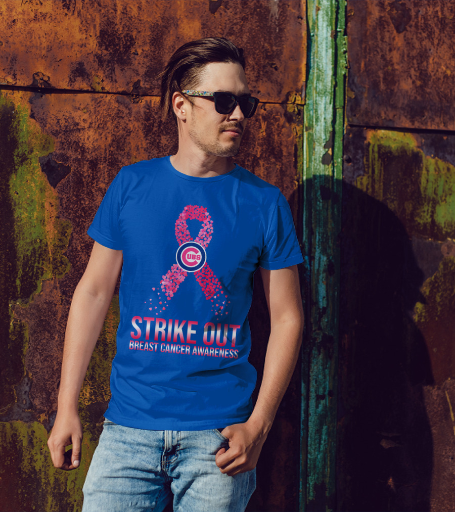 Cubs Strike Out Breast Cancer Awareness T-Shirt