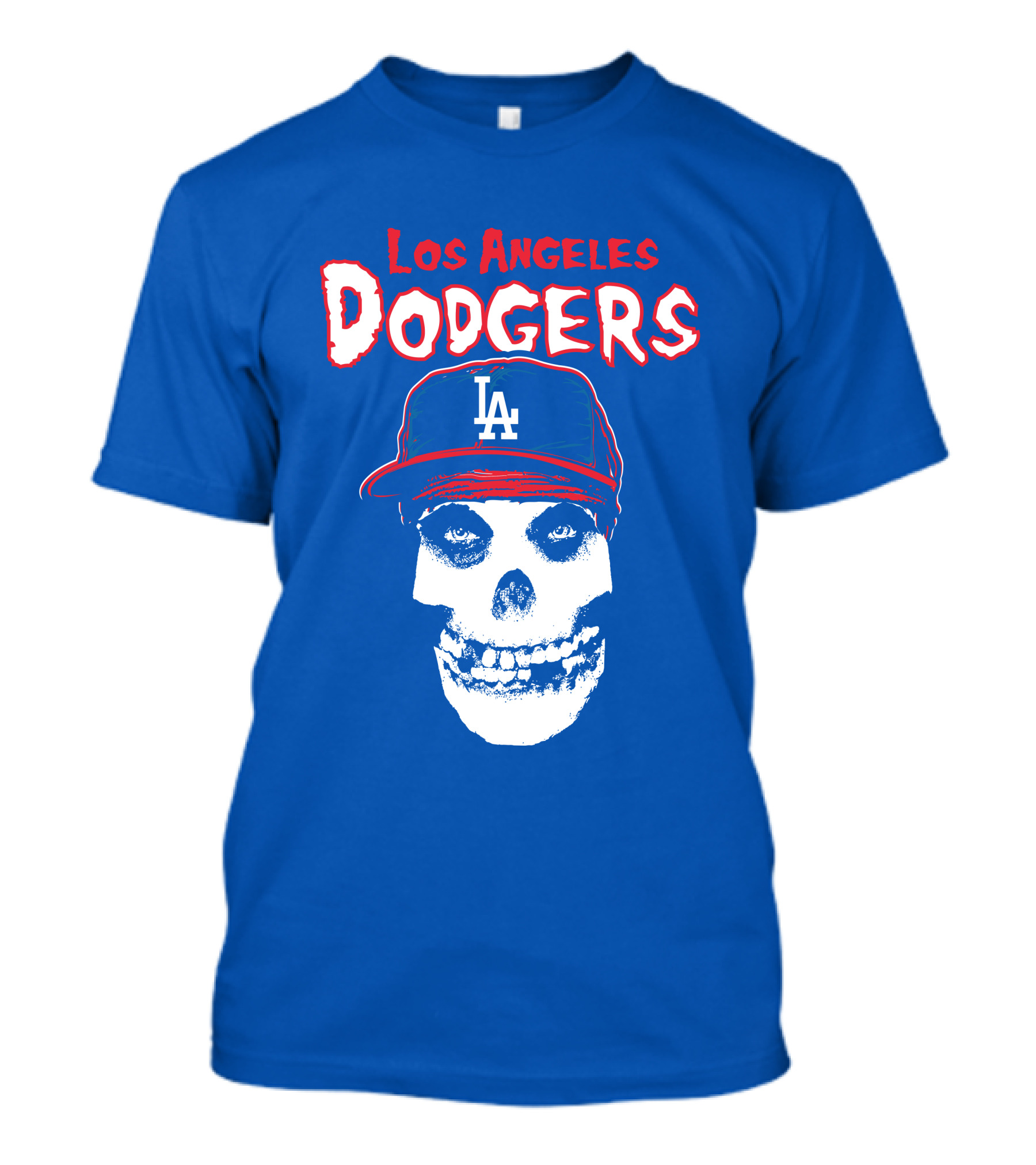 Los Angeles Dodgers Skull T-Shirt