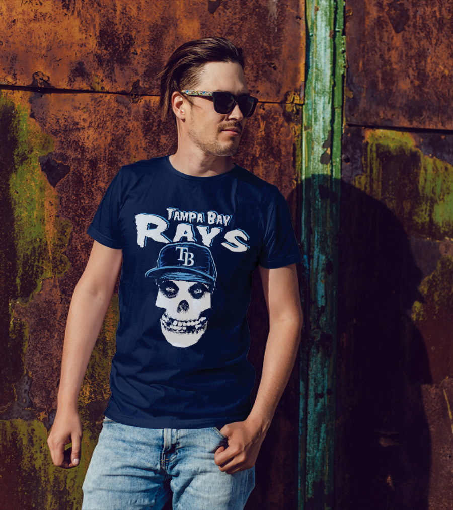 Tampa Bay Rays Tb Skull T-Shirt