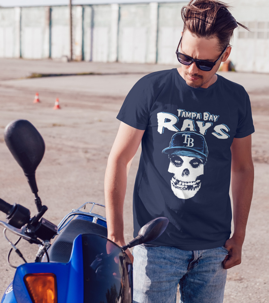 Tampa Bay Rays Tb Skull T-Shirt