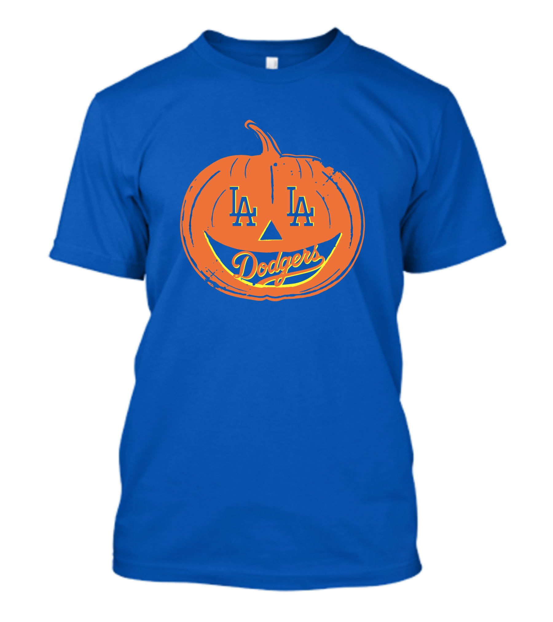 La Dodgers Halloween Pumpkin T-Shirt