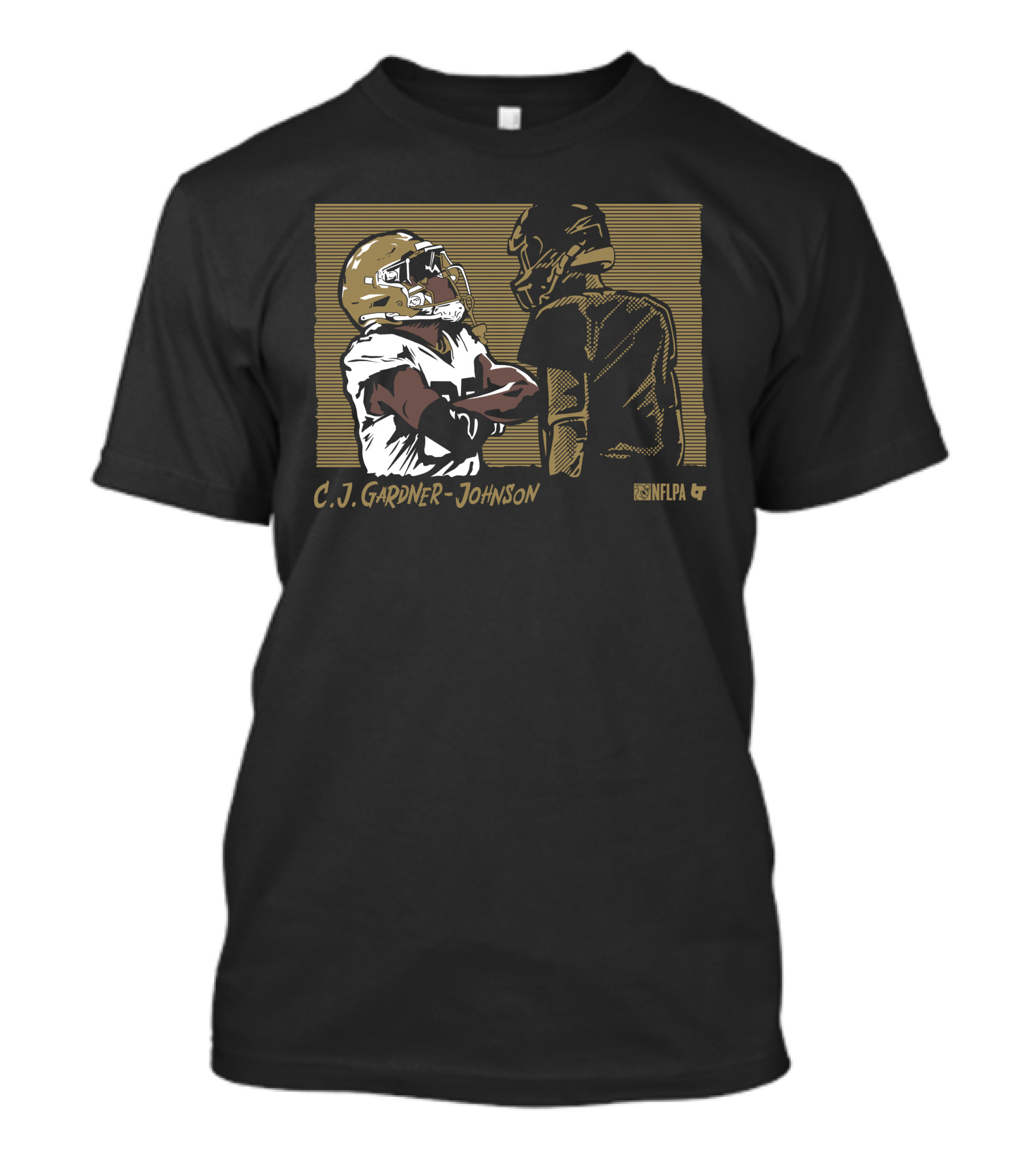 C.J. Gardner-Johnson NFLPA The Instigator Confrontation T-Shirt