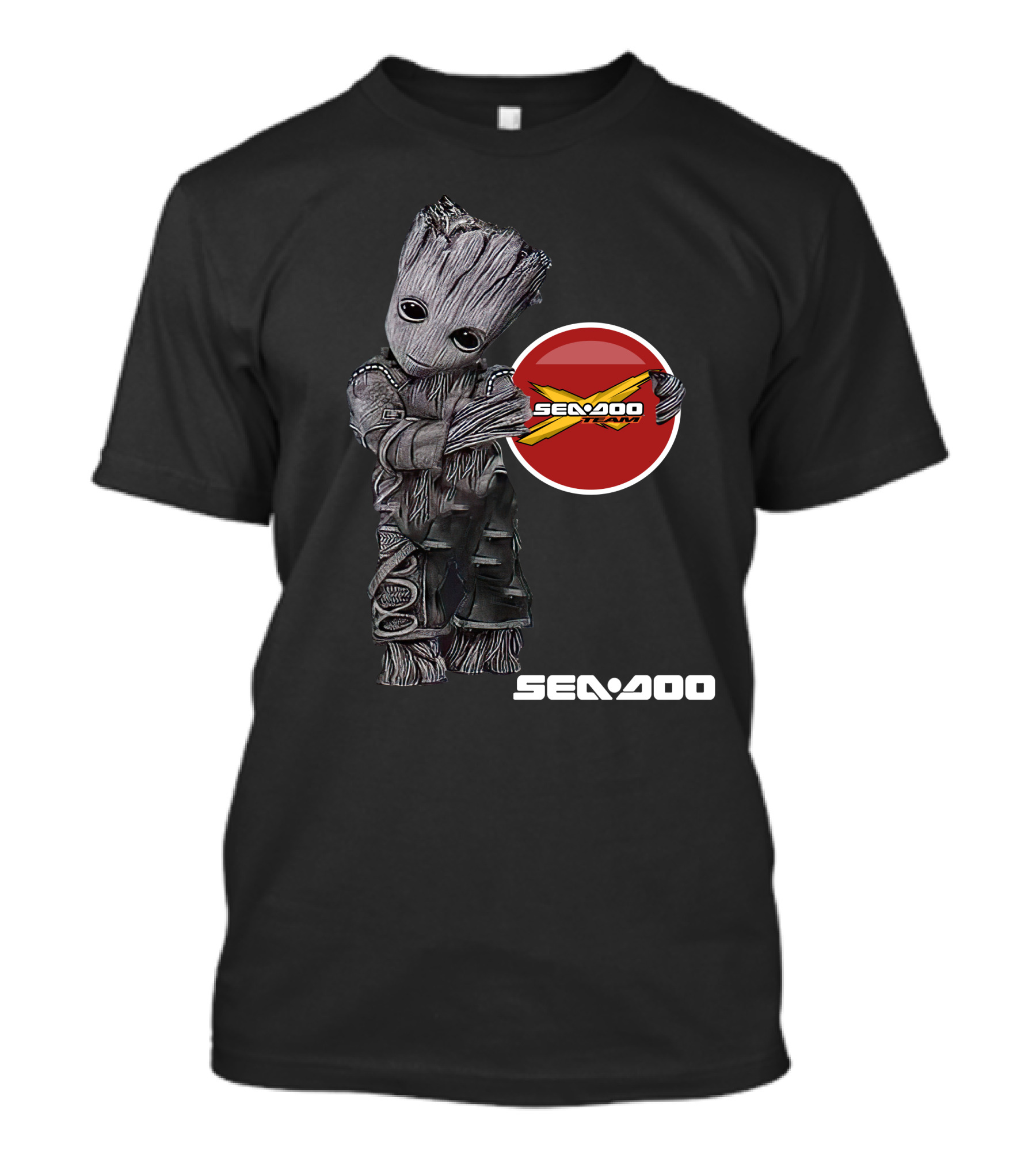 Seadoo 07 Guardians Of The Galaxy Character Holding Red X Symbol T-Shirt