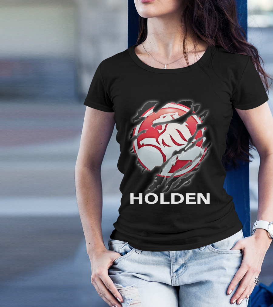 Holden Lion Logo With Claw Marks T-Shirt