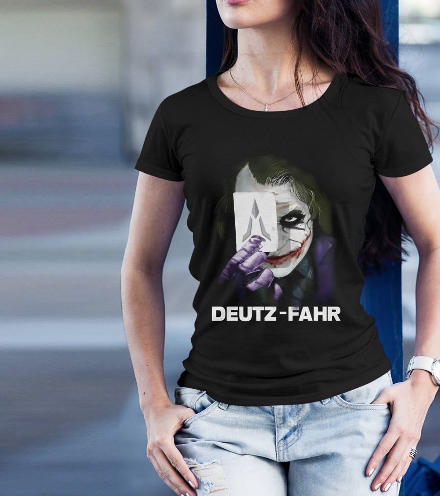 Deutz-Fahr Joker Card Dark Knight Style T-Shirt