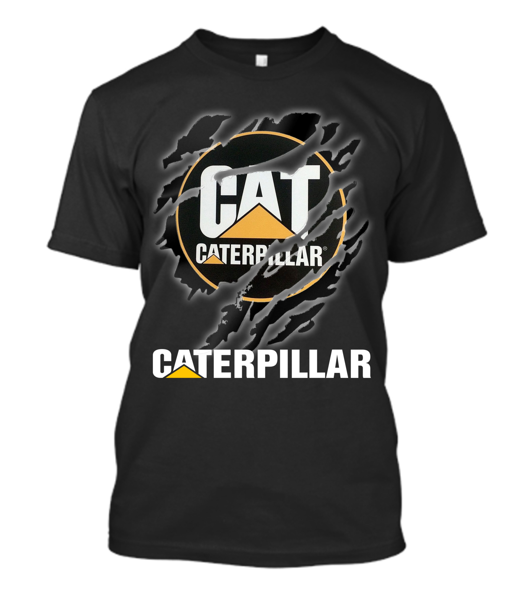 Caterpillar Cat Logo With Claw Marks T-Shirt