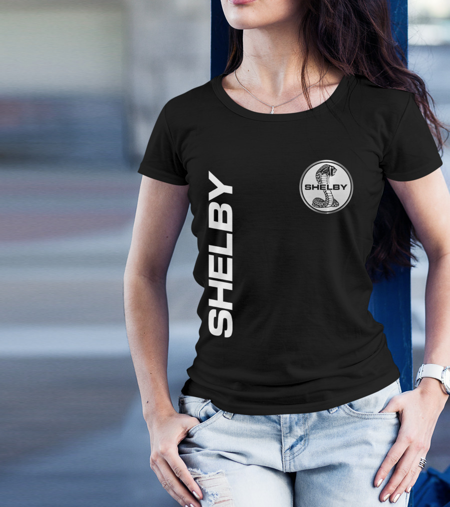 Shelby Cobra Logo Vertical T-Shirt