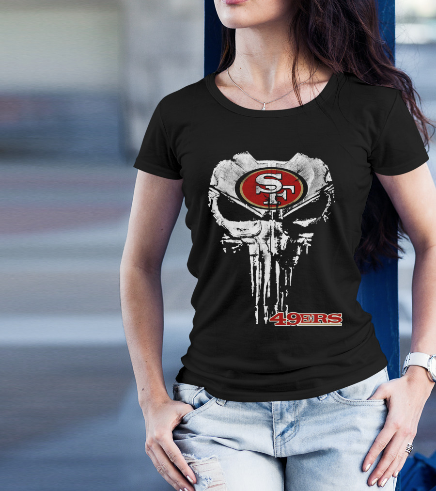 49ers Sf Punisher Logo T-Shirt