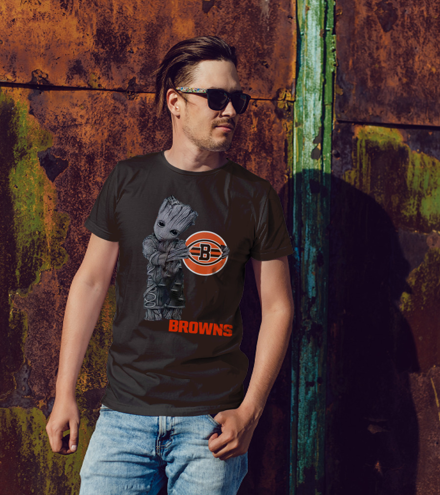 Browns Groot Meets Football Team Spirit T-Shirt