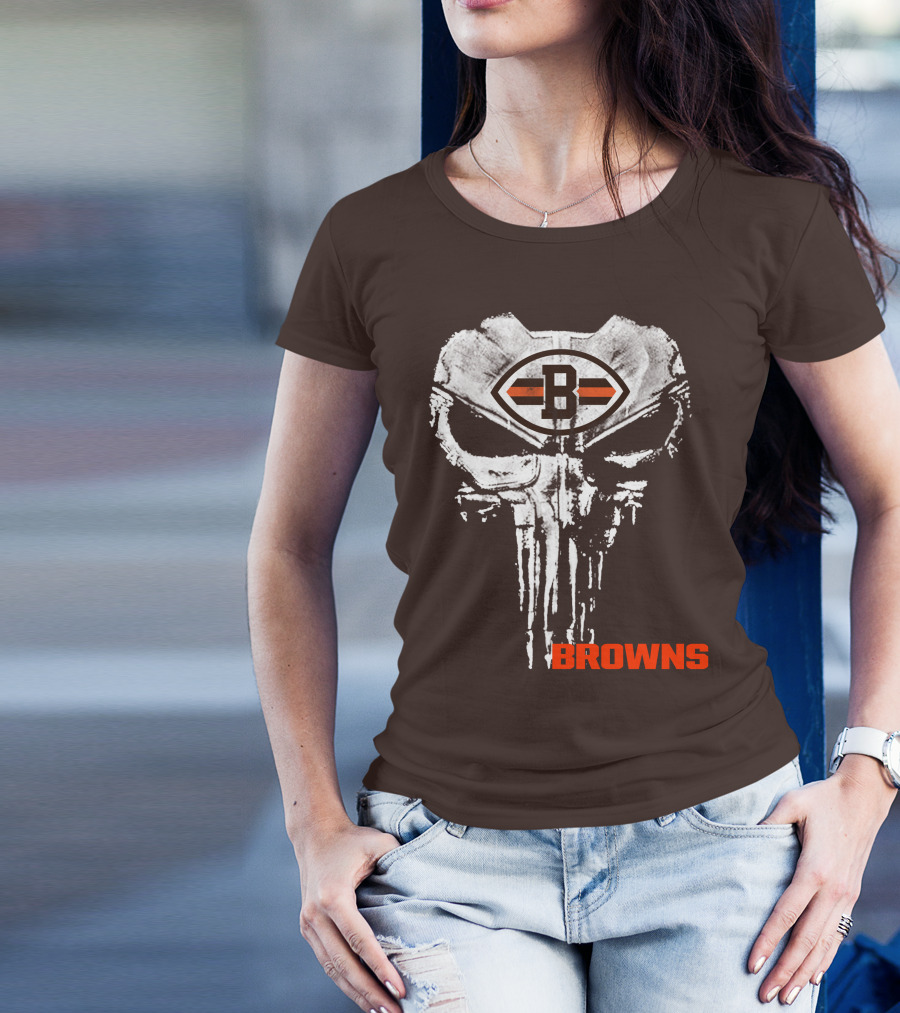 Browns Skull Logo B T-Shirt