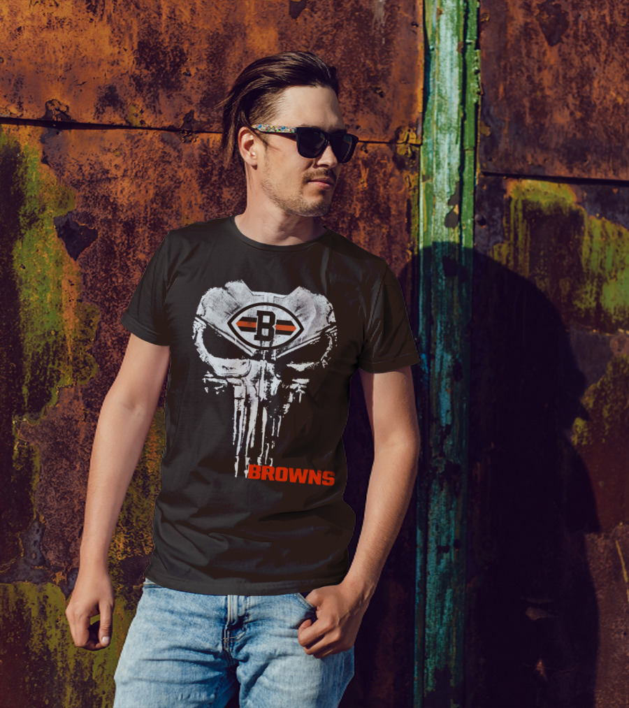 Browns Skull Logo B T-Shirt