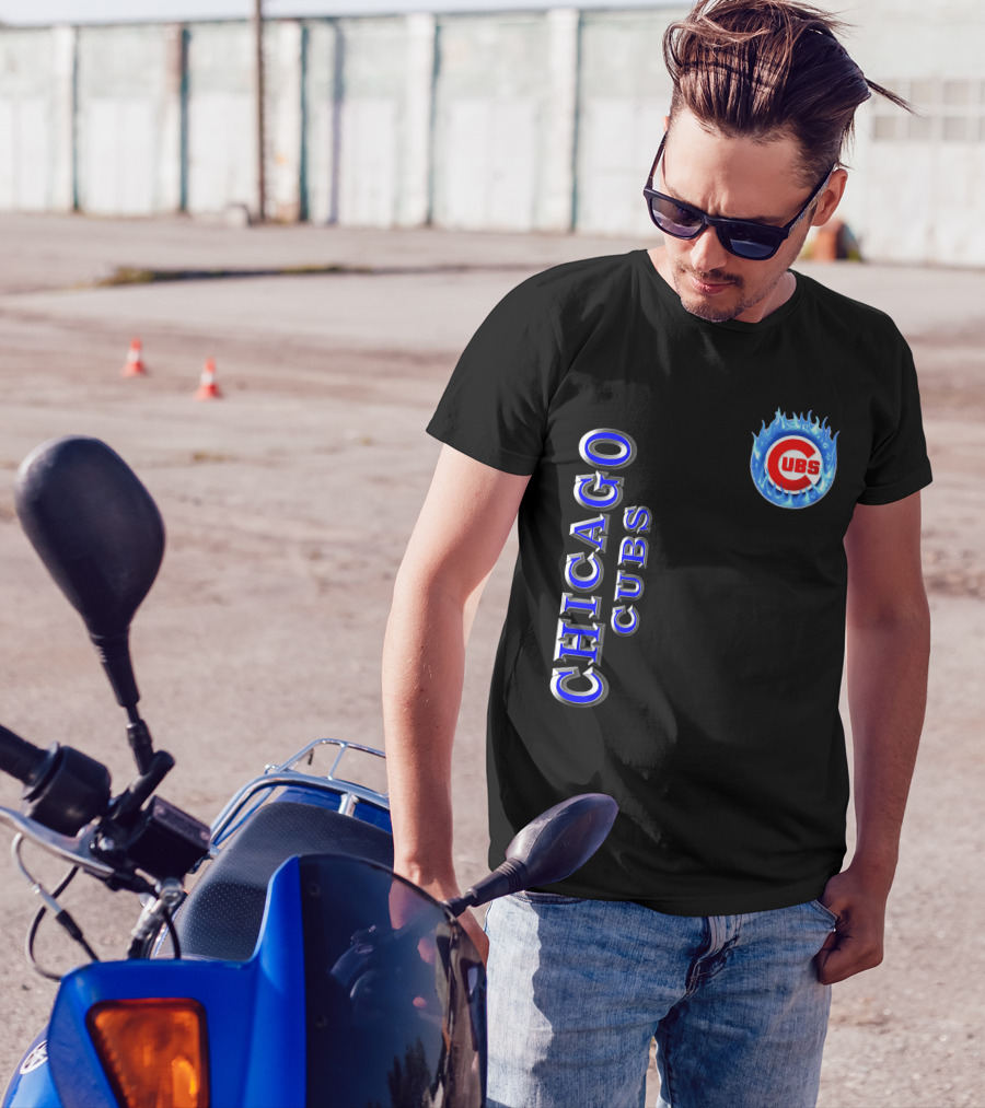 Chicago Cubs 03 Flame T-Shirt