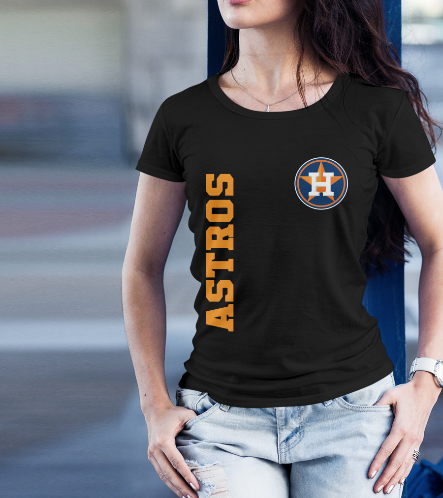 Astros Houston Logo Vertical T-Shirt