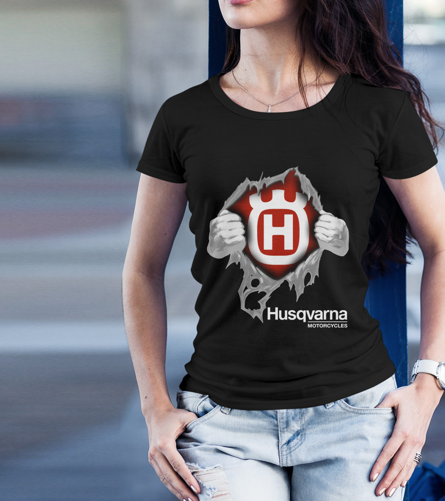 Husqvarna Motorcycles Iconic Emblem Unveiling T-Shirt
