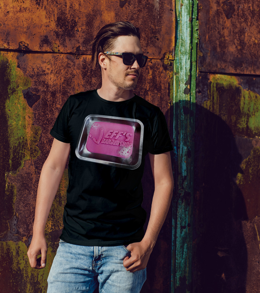 Jeff's Barbershop Soap In Tray T-Shirt