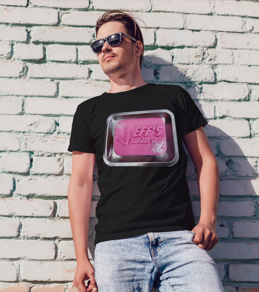 Jeff's Barbershop Soap In Tray T-Shirt
