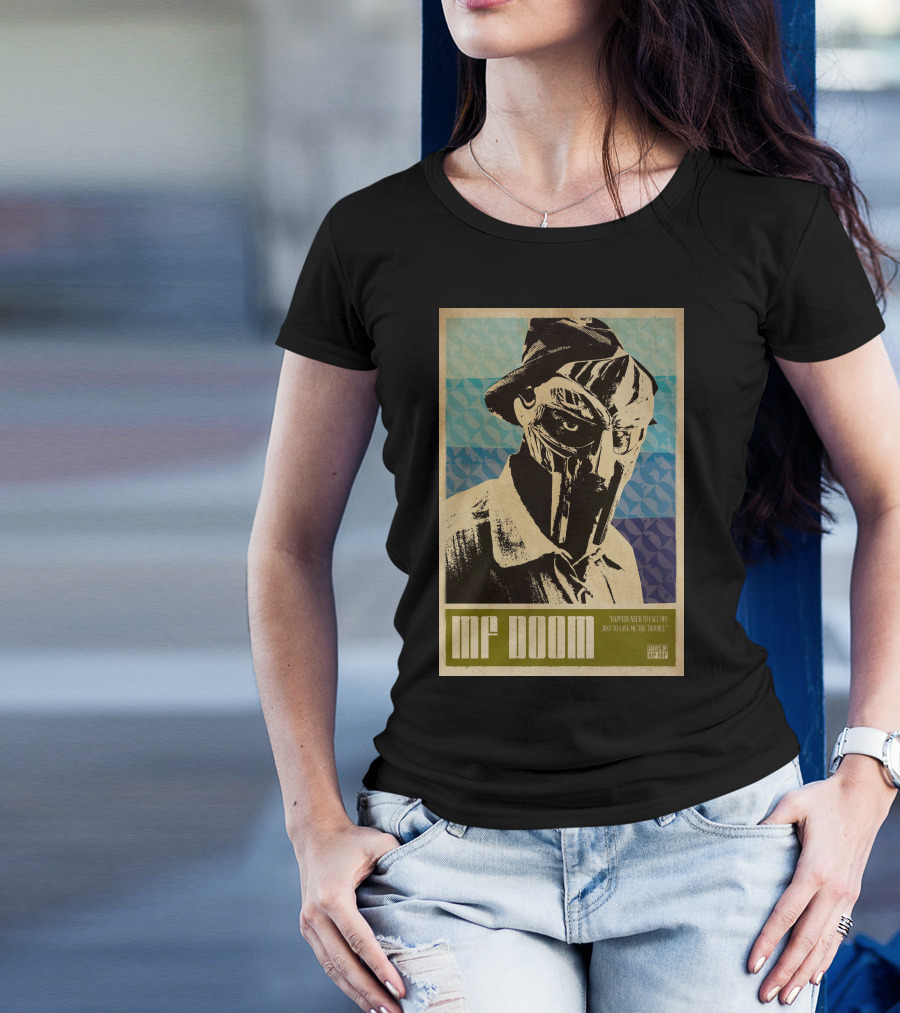 MF Doom Rappers Need To Fall Quote Design By Hip Hop T-Shirt