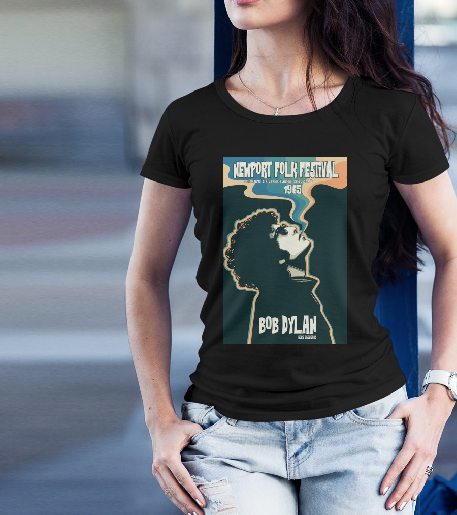 Newport Folk Festival 1965 Bob Dylan T-Shirt