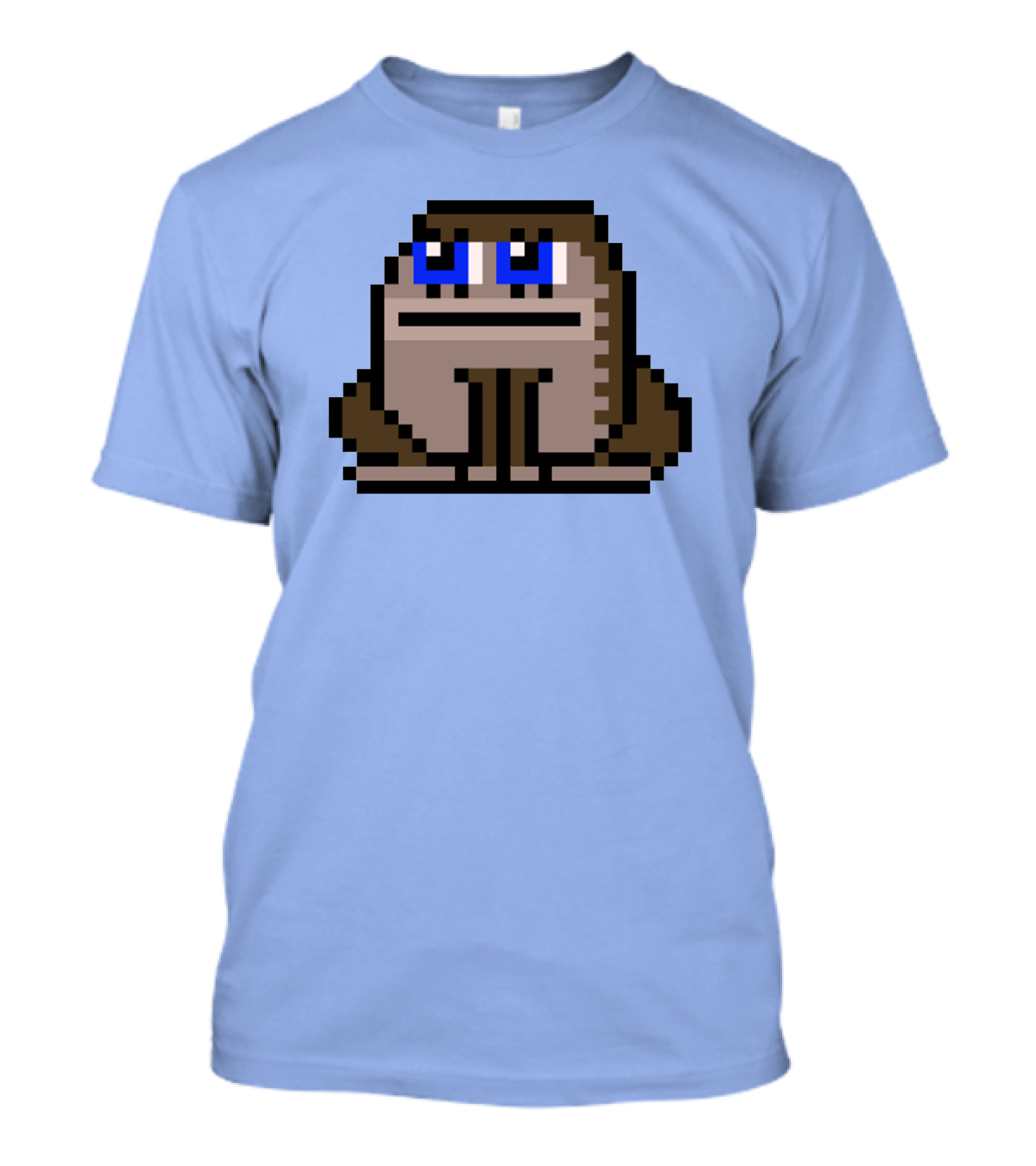 Sergito CrypToadz Pixel Art Frog With Blue Eyes T-Shirt