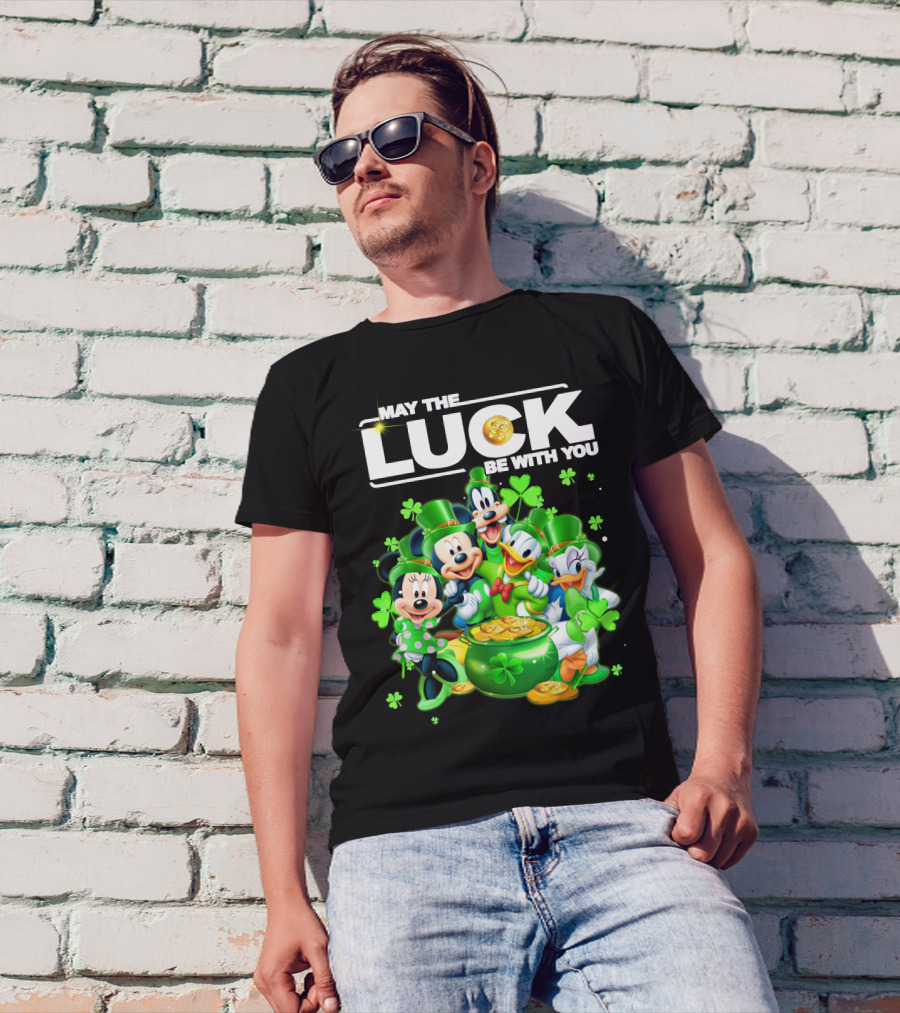 May The Luck Be With You Mickey N Friends T-Shirt