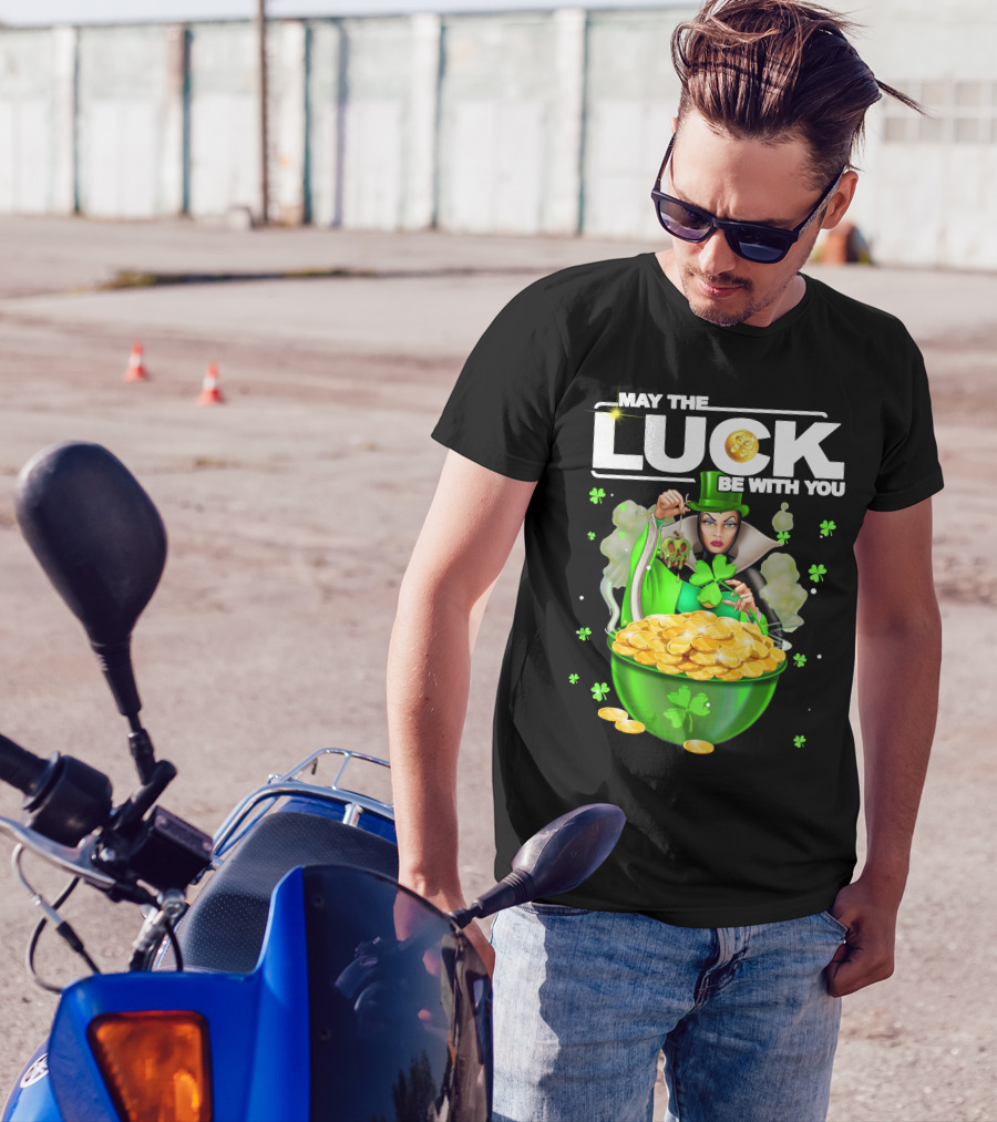 May The Luck Be With You Evil Queen Gold Coins T-Shirt