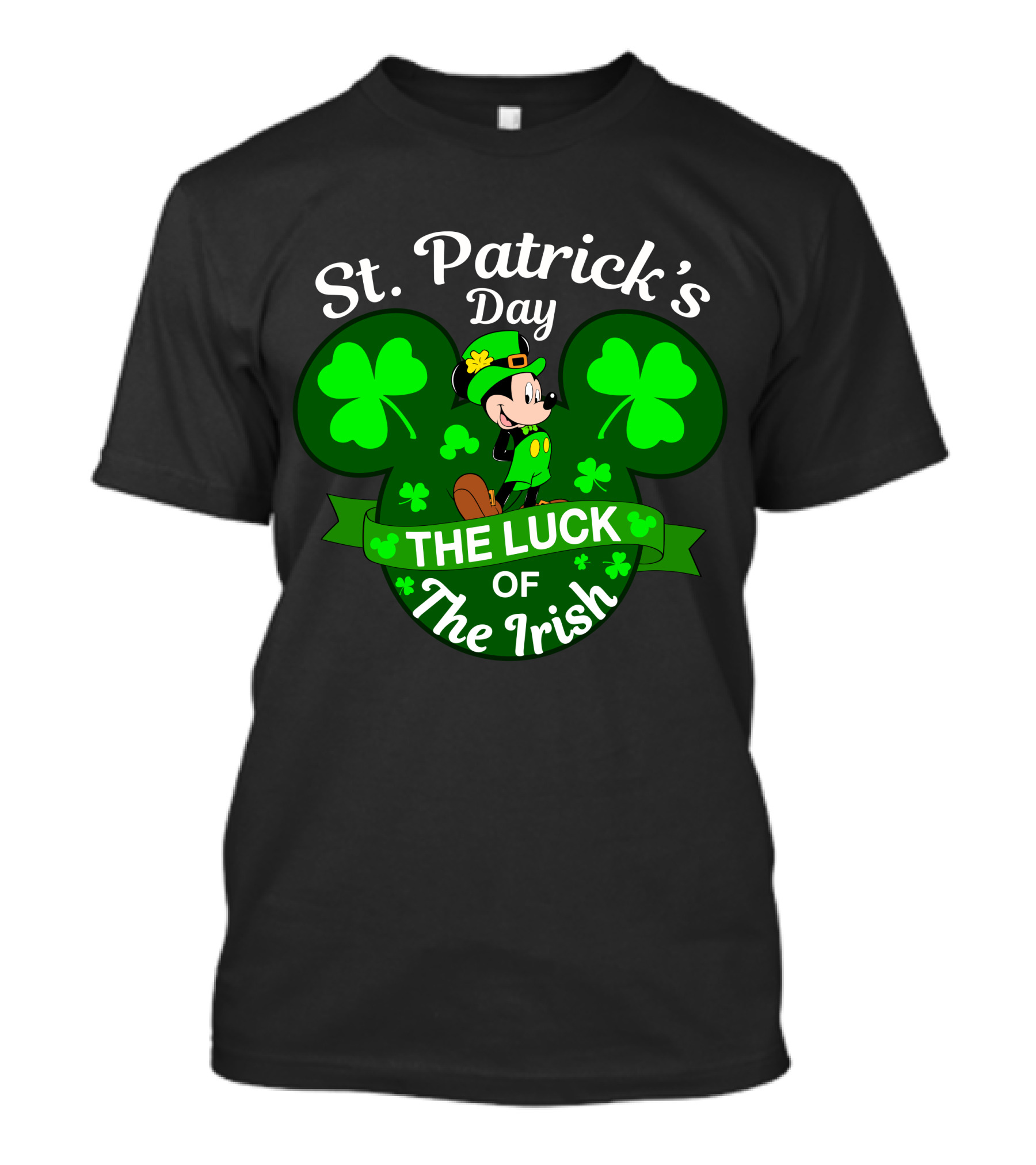 St. Patrick's Day Mickey The Luck Of The Irish T-Shirt