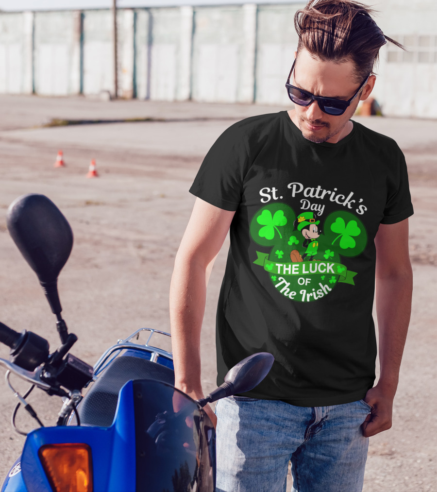 St. Patrick's Day Mickey The Luck Of The Irish T-Shirt