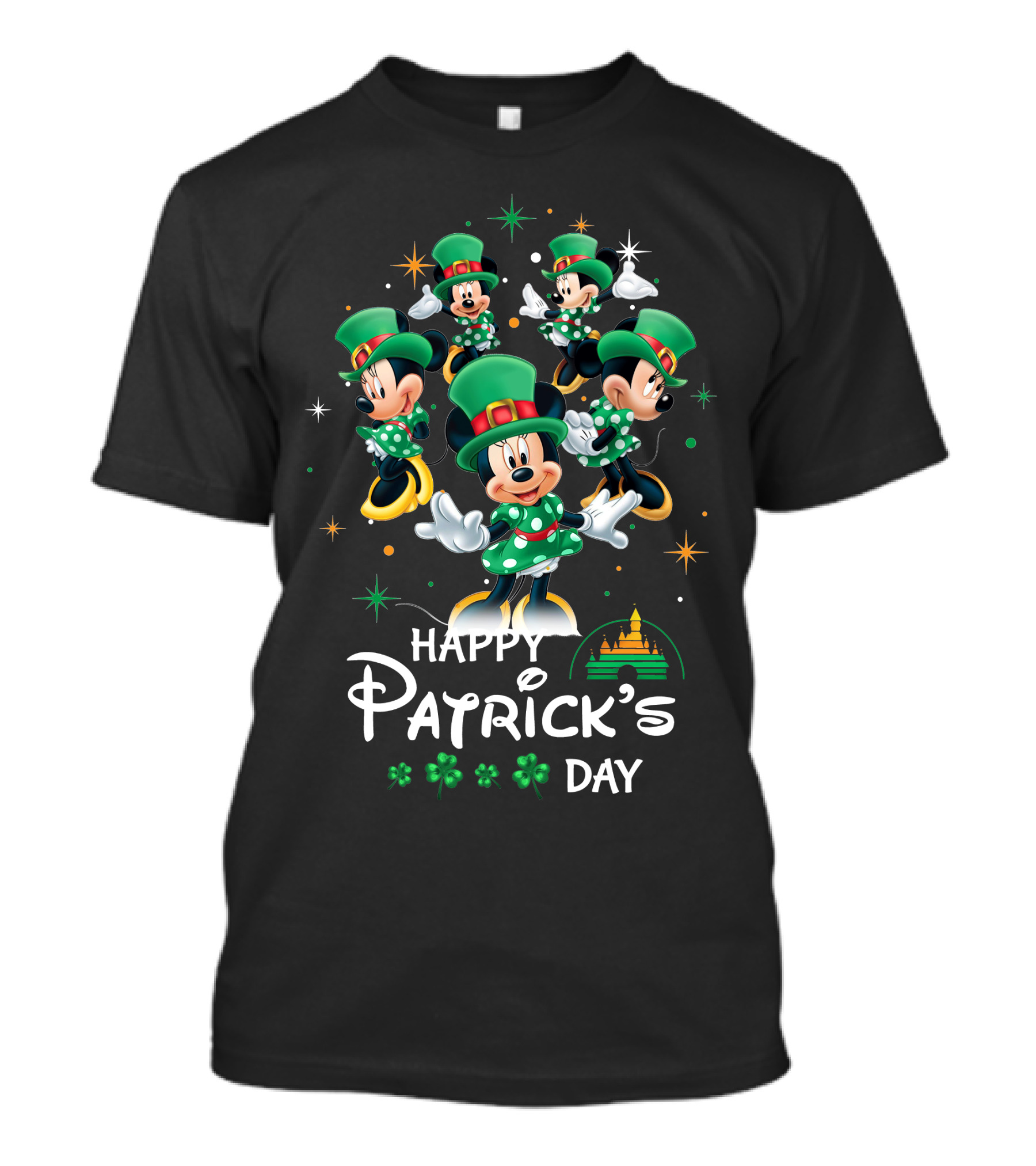 Happy Patrick's Day Minnie Mouse St. Patrick's T-Shirt