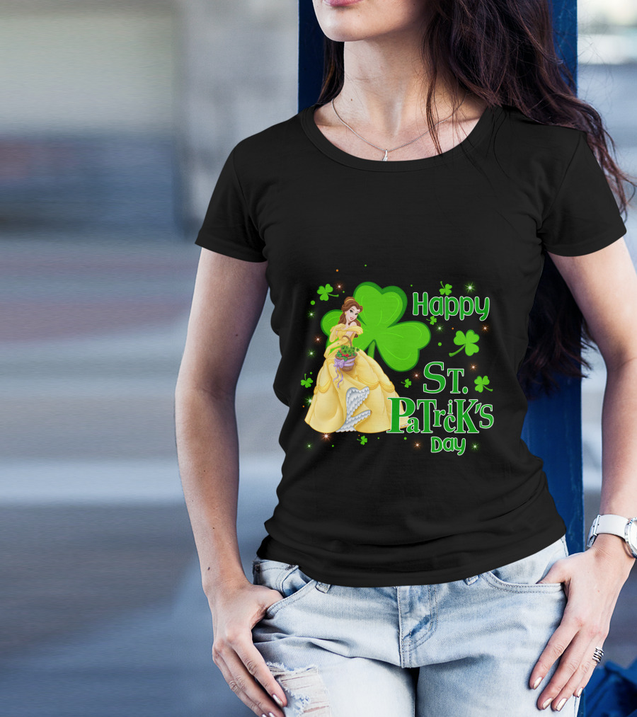 Happy St. Patrick's Day Belle Clover T-Shirt